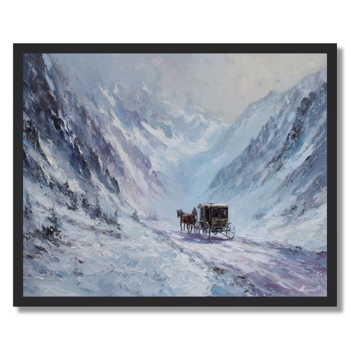 ALPINE CARRIAGE - FRAMED