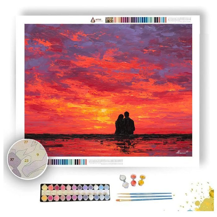 SUNSET PROMISE - Paint by Numbers Full Kit