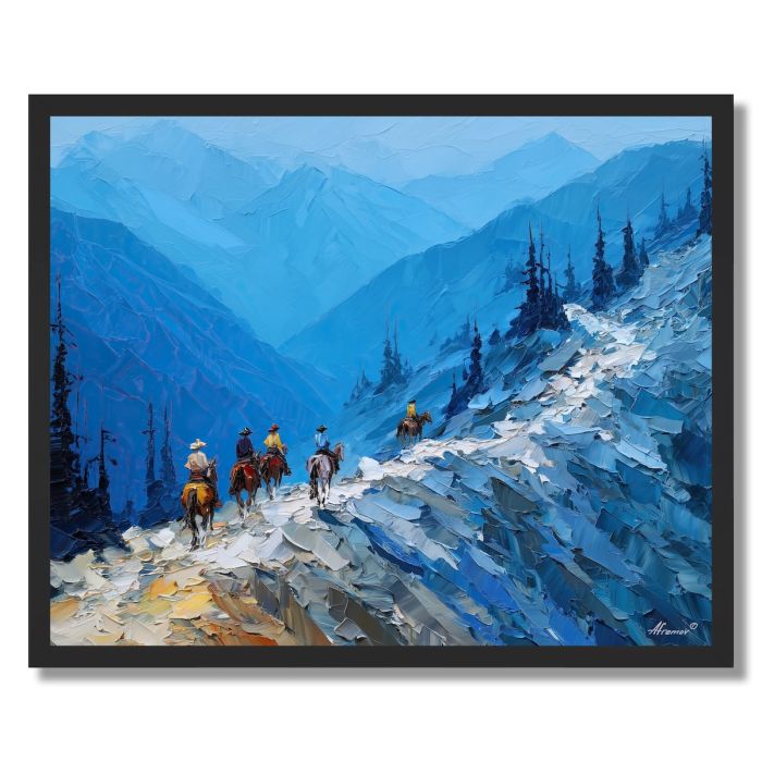 MOUNTAIN TRACK RIDE - FRAMED