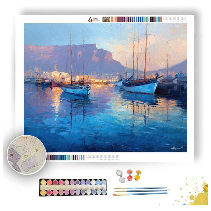 CAPE TOWN HARBOR - Paint by Numbers Full Kit