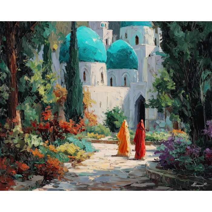 MOSQUE GARDEN PATH