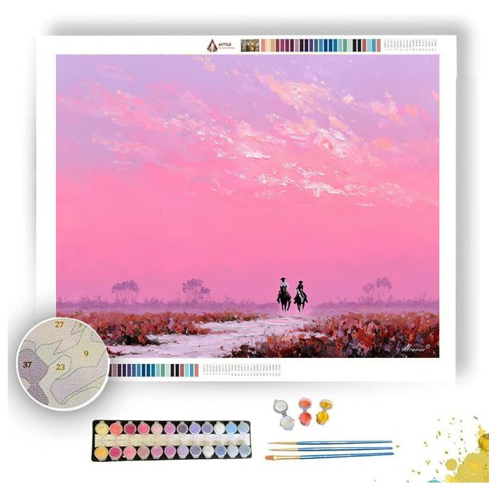 ARGENTINIAN PAMPA SUNRISE - Paint by Numbers Full Kit