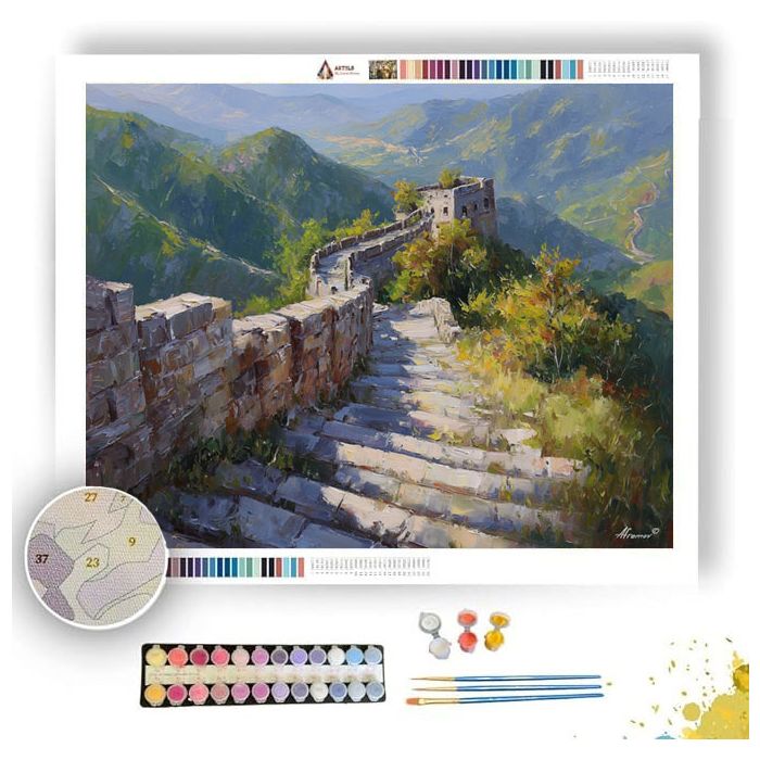 GREAT WALL MORNING - Paint by Numbers Full Kit
