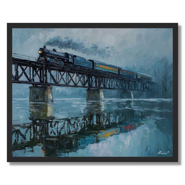 RIVER BRIDGE EXPRESS - FRAMED