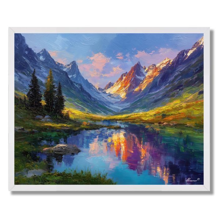 NORWEGIAN VALLEY MORNING - FRAMED