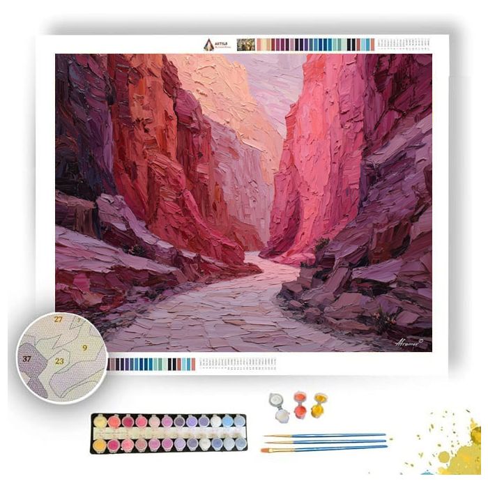 PETRA ROSE CANYON - Paint by Numbers Full Kit