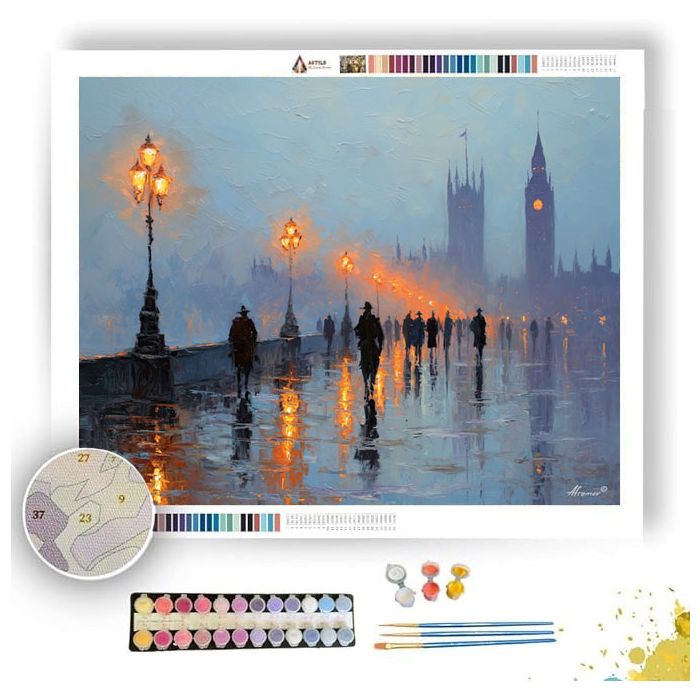LONDON FOG PROMENADE - Paint by Numbers Full Kit