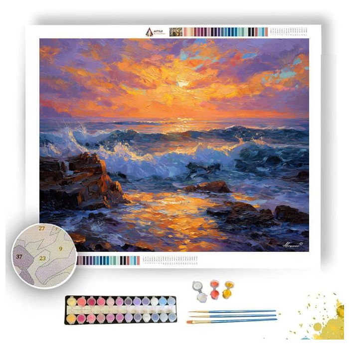 TIDE OF GOLD - Paint by Numbers Full Kit