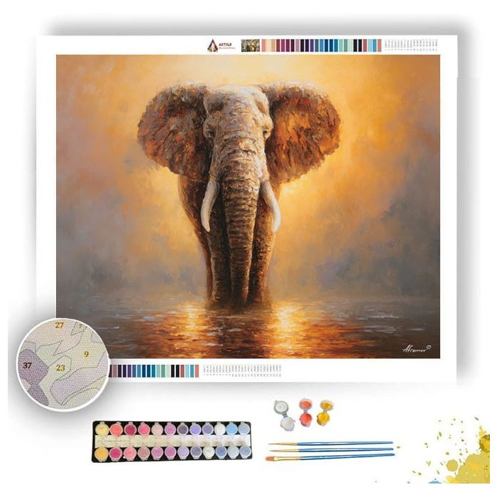 ELEPHANT SILENCE - Paint by Numbers Full Kit