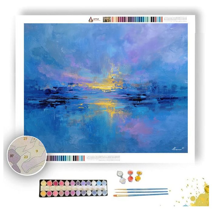 DREAM IN BLUE - Paint by Numbers Full Kit