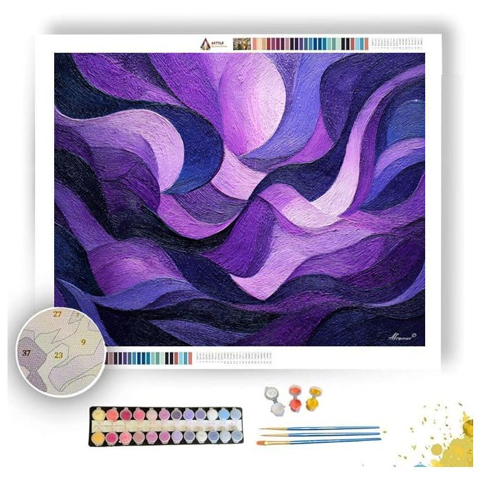 VIOLET MOTION - Paint by Numbers Full Kit