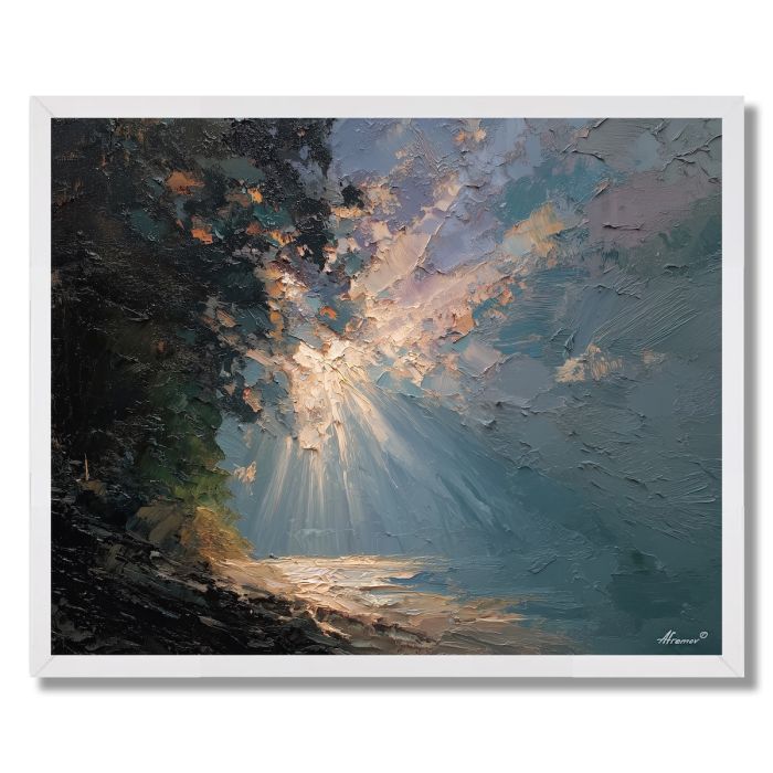 SUN IN SHADOW - FRAMED