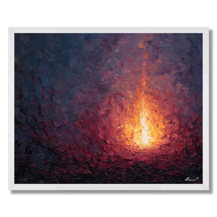FLAME OF HOPE - FRAMED