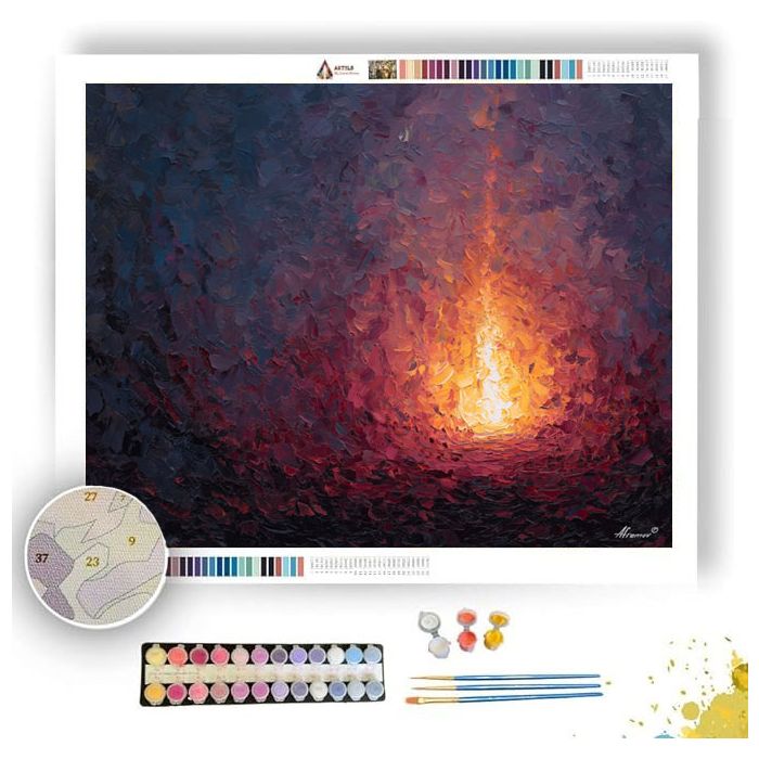 FLAME OF HOPE - Paint by Numbers Full Kit