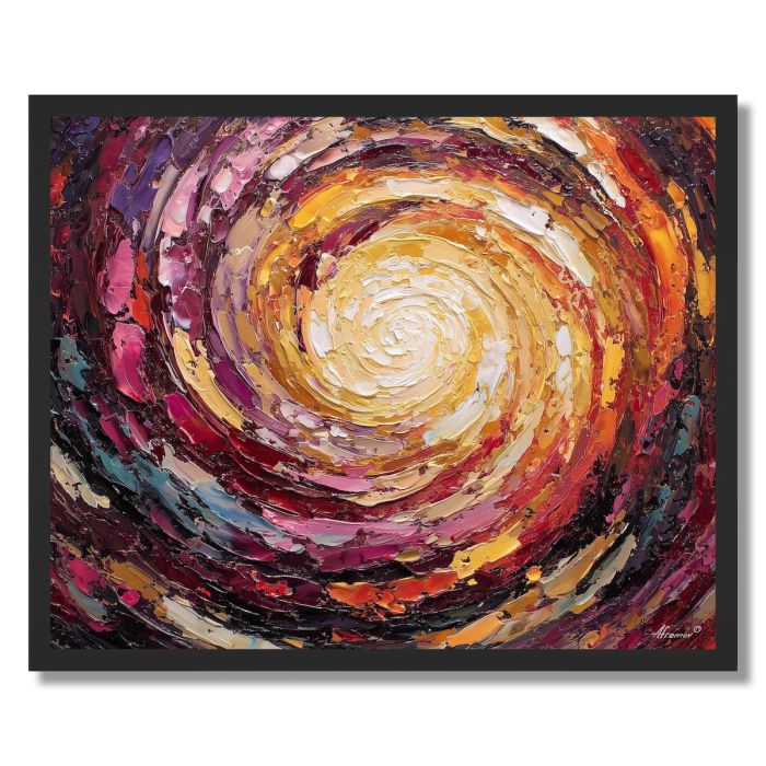 SPIRAL OF GOLD - FRAMED