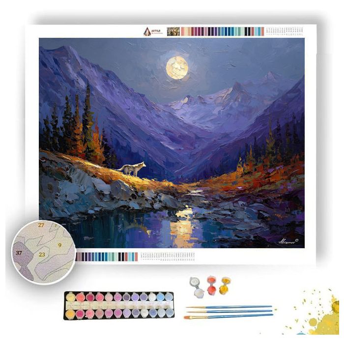 MOON VALLEY PATROL - Paint by Numbers Full Kit