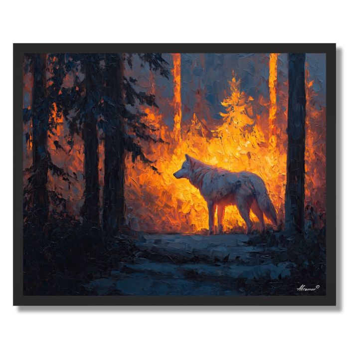 FIRELIGHT GUARDIAN - FRAMED