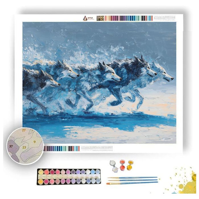 SHADOW RUNNERS - Paint by Numbers Full Kit