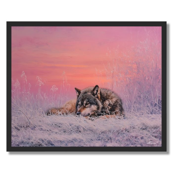 WINTER MEADOW SILENCE - FRAMED