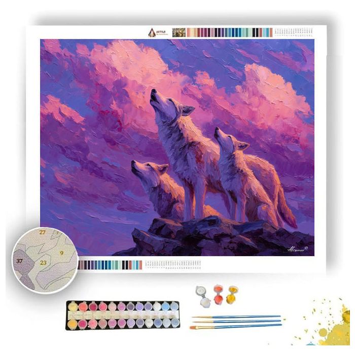 RISING PACK CALL - Paint by Numbers Full Kit