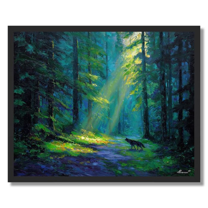 FOREST PATH PATROL - FRAMED