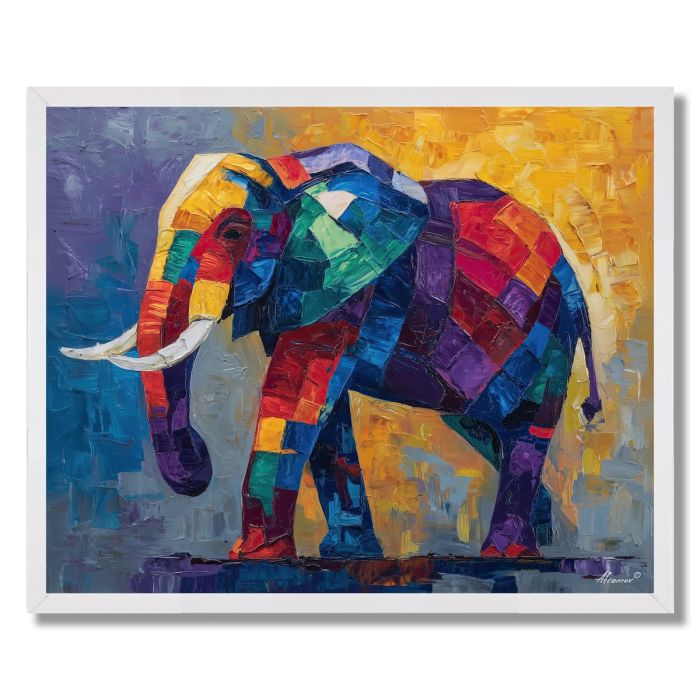 ABSTRACT ELEPHANT DREAM - FRAMED