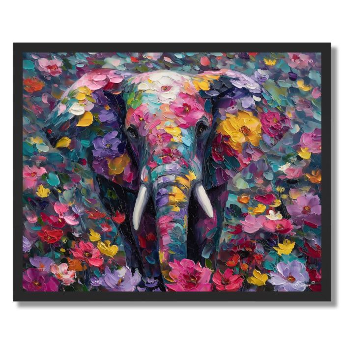 GARDEN OF COLORS - FRAMED