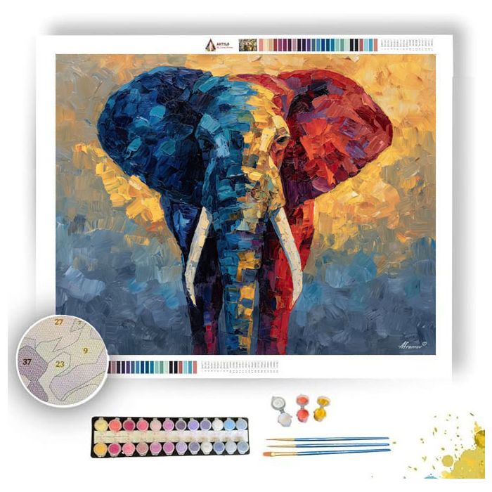 PALETTE OF THE EARTH - Paint by Numbers Full Kit