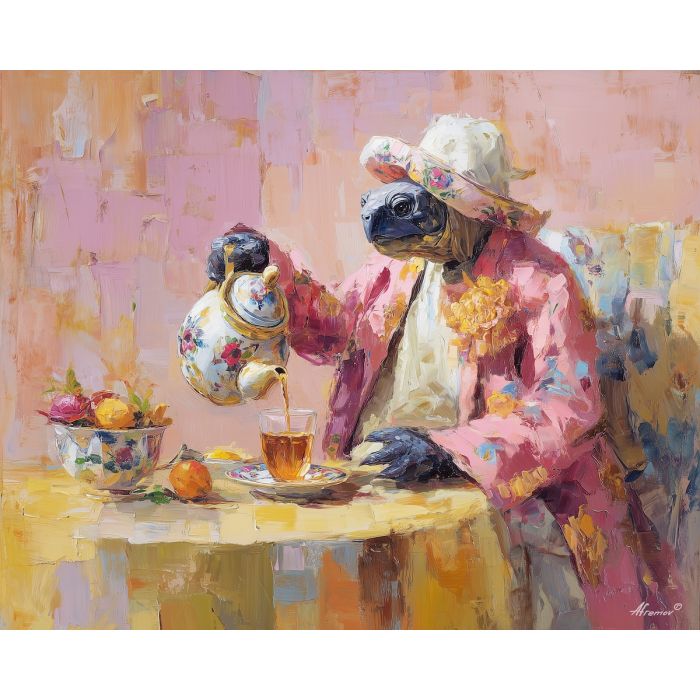 TEA TIME WITH GRANDMA TURTLE