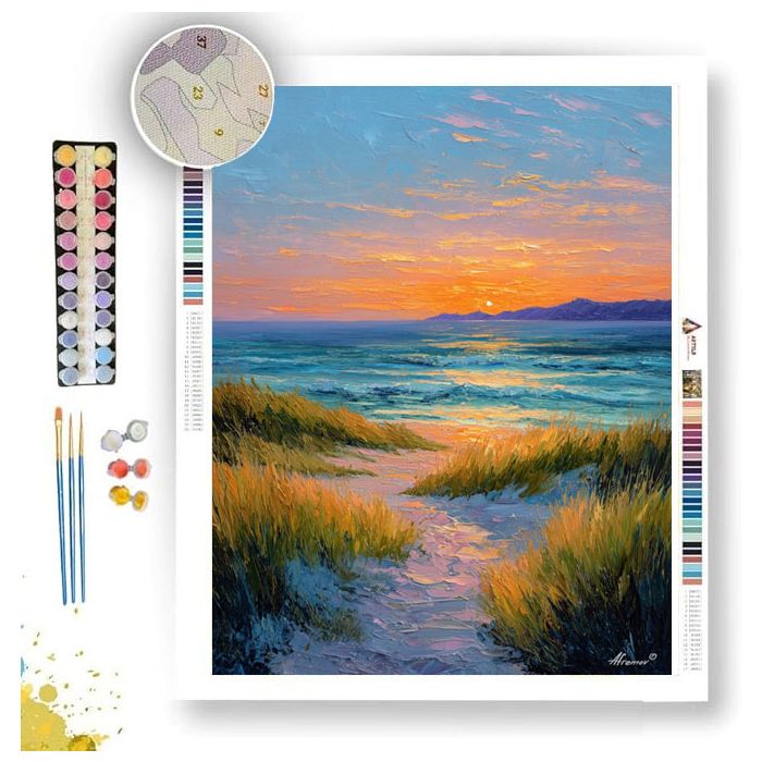 FADING LIGHT FIELDS - Paint by Numbers Full Kit