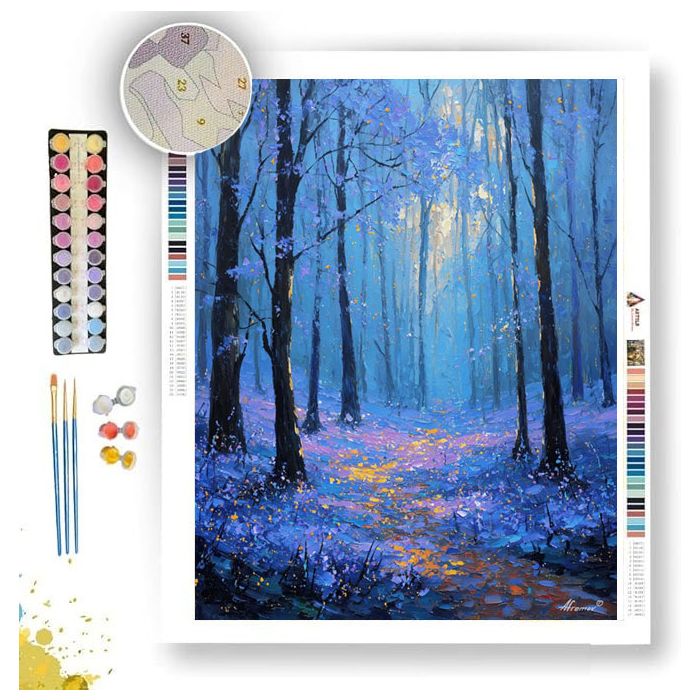 BLUE GLADE SILENCE - Paint by Numbers Full Kit