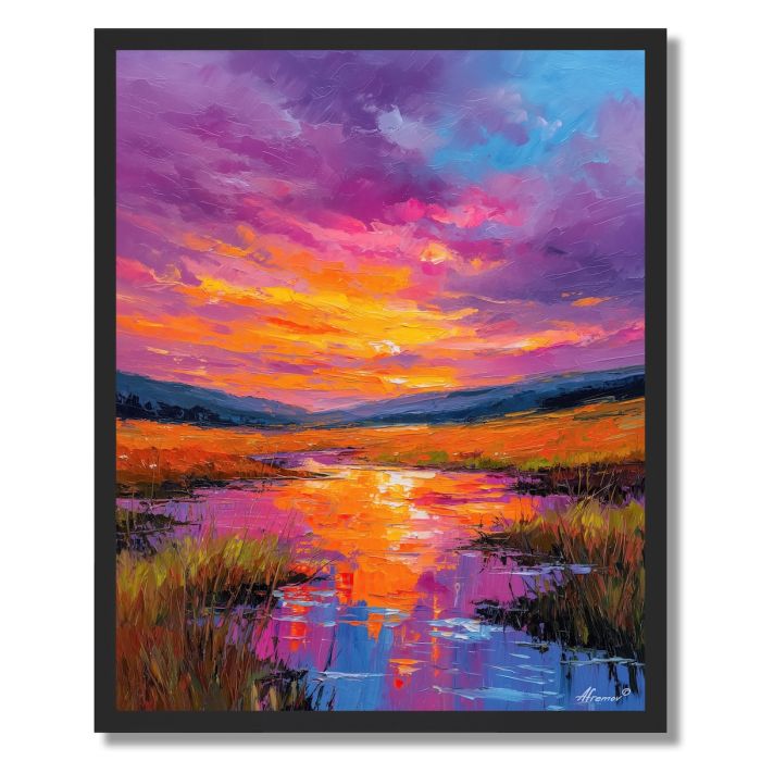 RAINBOW VALLEY REFLECTION - FRAMED