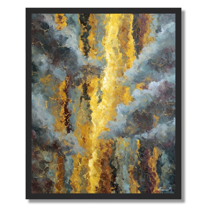 CRACKLE OF SUNLIGHT - FRAMED