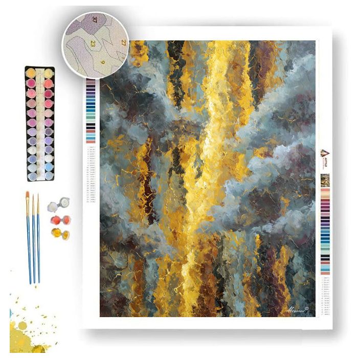 CRACKLE OF SUNLIGHT - Paint by Numbers Full Kit