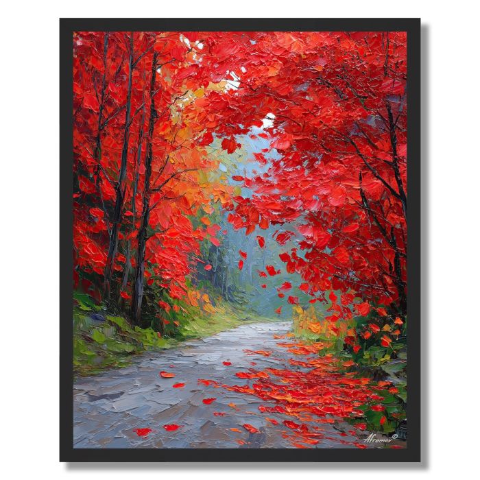 CRIMSON MAPLE PASS - FRAMED