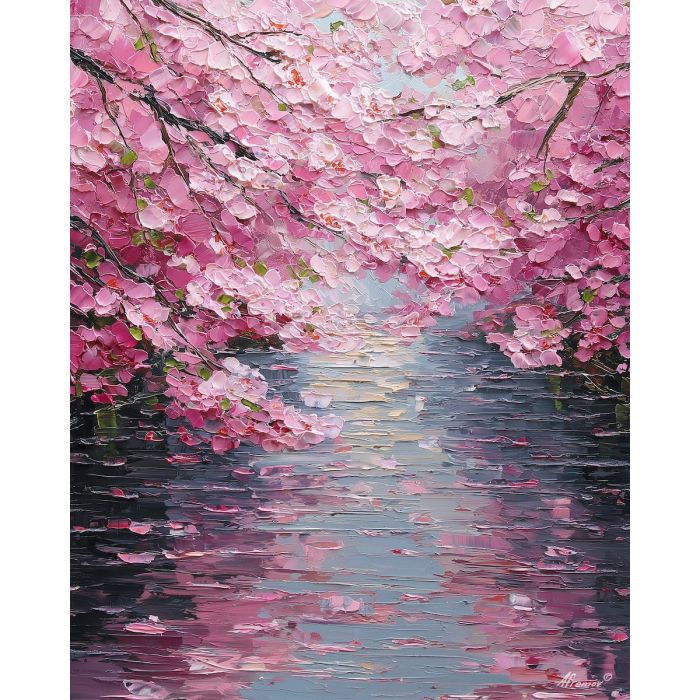 CHERRY BLOSSOM RIVERBEND