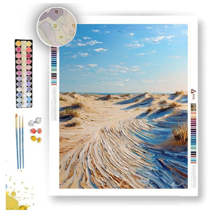 WIND ACROSS THE DUNES - Paint by Numbers Full Kit