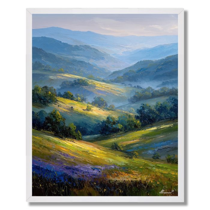 SAPPHIRE VALLEY MORNING - FRAMED