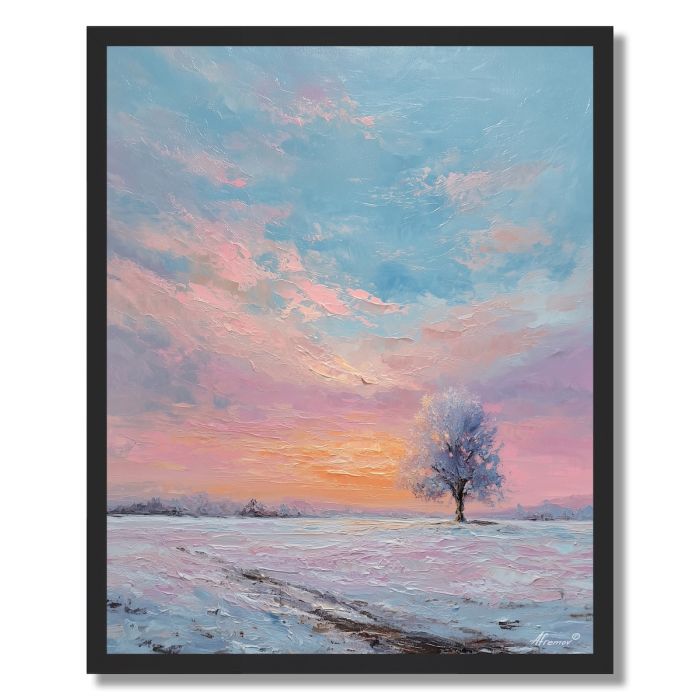 SILENT FROST FIELD - FRAMED