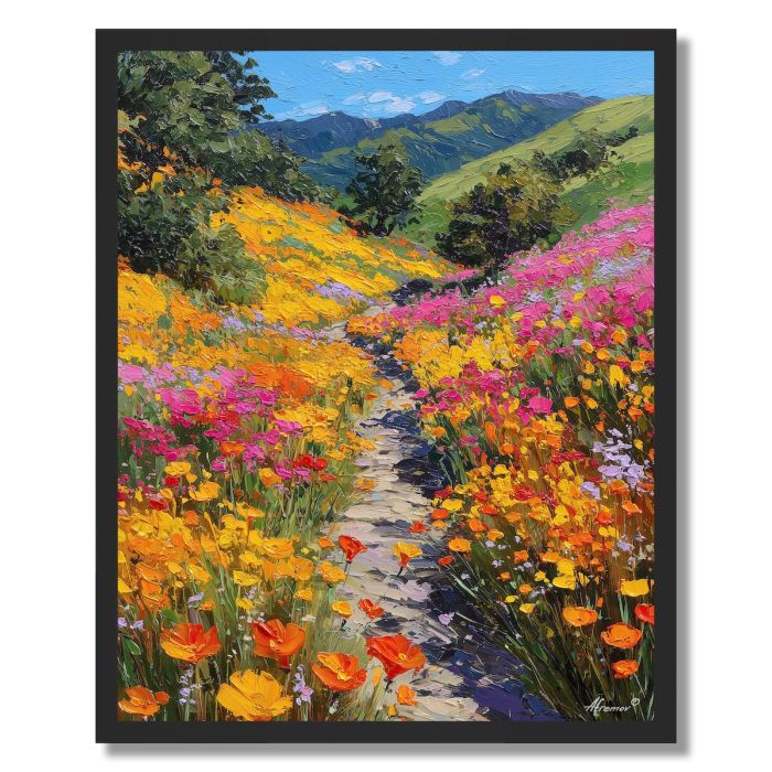 VALLEY BLOOM TRAIL - FRAMED