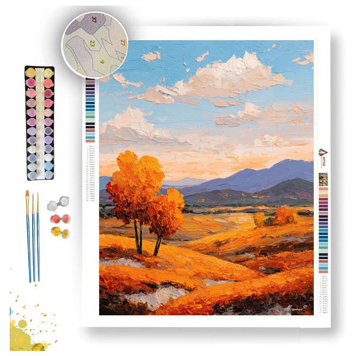 ORANGE HILL HORIZON - Paint by Numbers Full Kit
