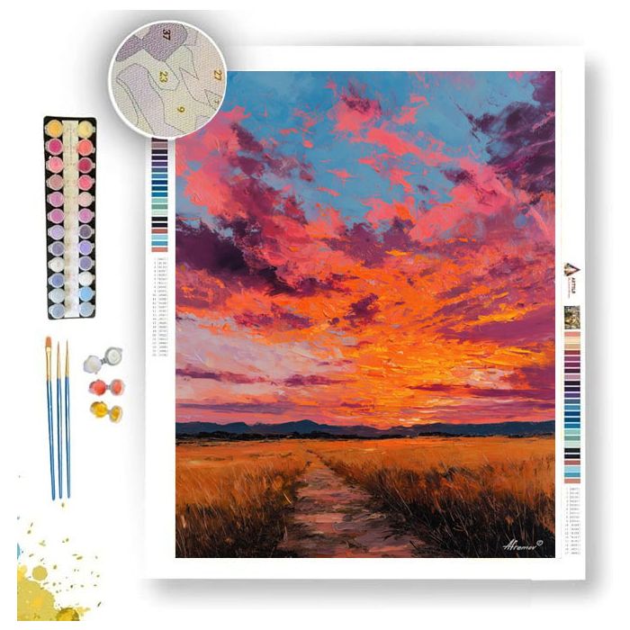 HORIZON OF FIRE - Paint by Numbers Full Kit