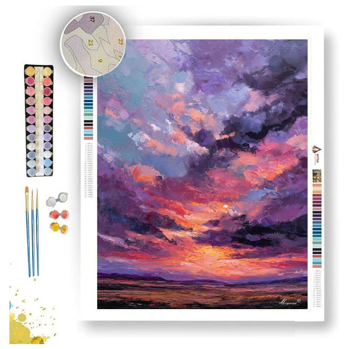 CHROMATIC HORIZON - Paint by Numbers Full Kit