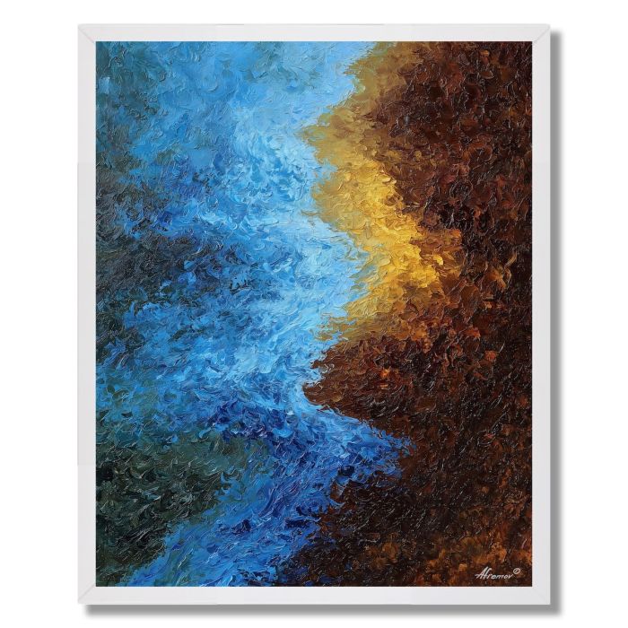 TWO RIVERS MEET - FRAMED