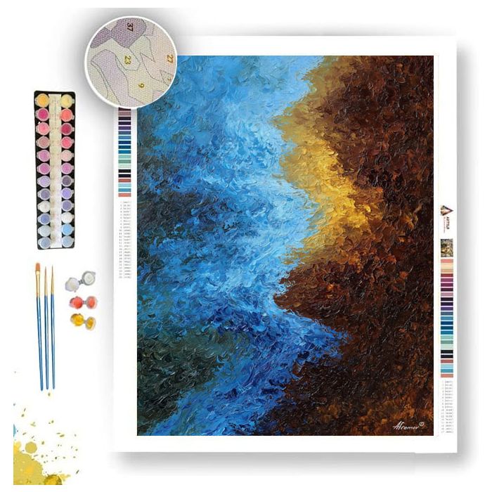 TWO RIVERS MEET - Paint by Numbers Full Kit