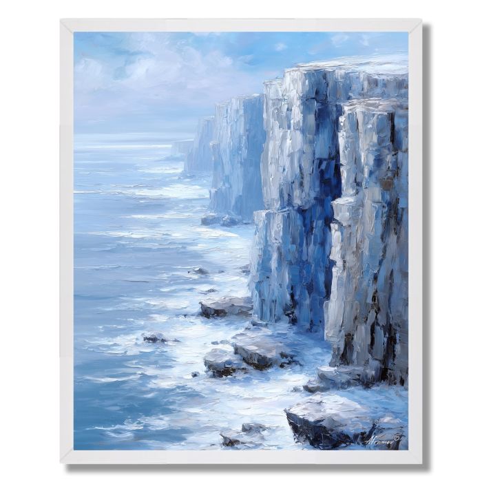 BLUE CLIFF HORIZON - FRAMED