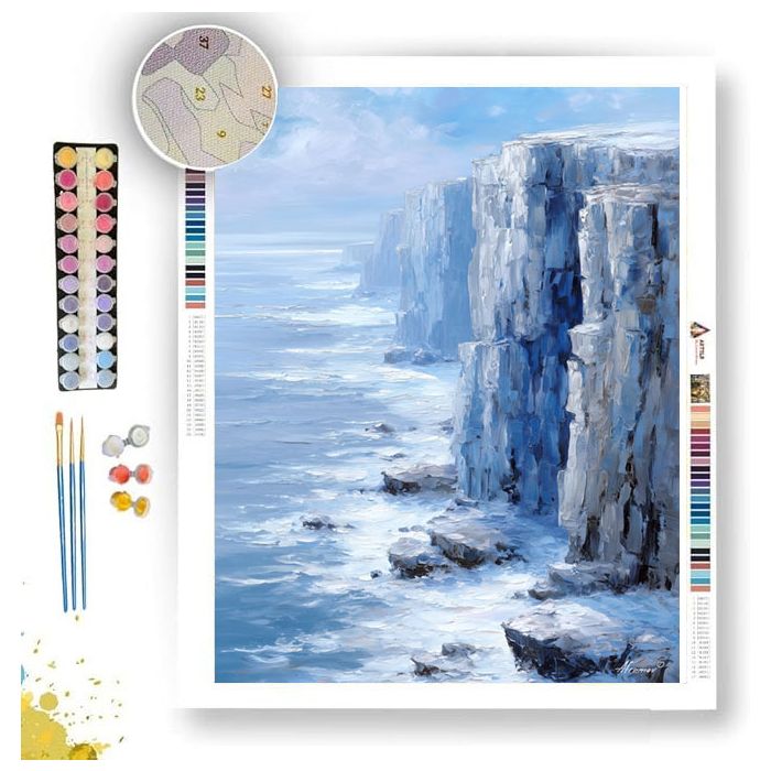 BLUE CLIFF HORIZON - Paint by Numbers Full Kit