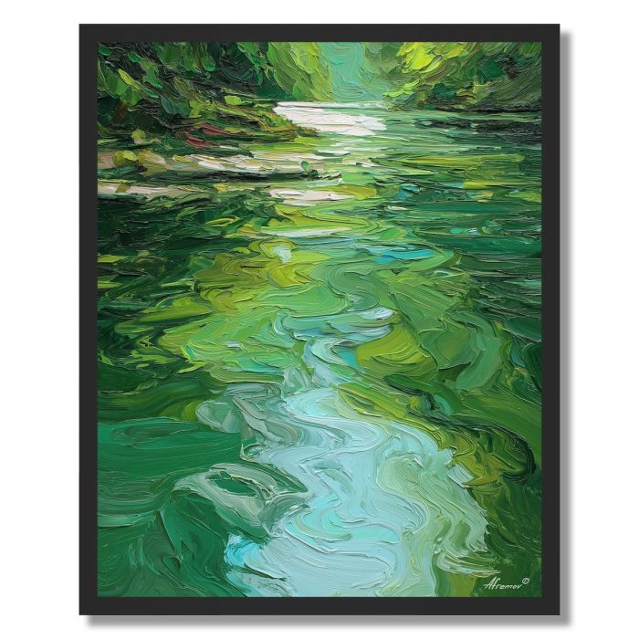 GREEN RIVER LIGHT - FRAMED