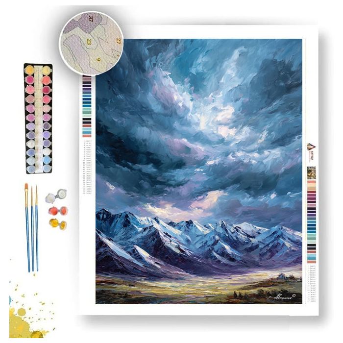 THUNDER MOUNTAIN SKY - Paint by Numbers Full Kit