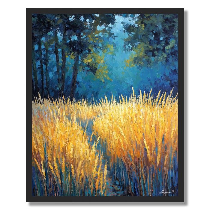 BRIGHT MEADOW SHADOWS - FRAMED
